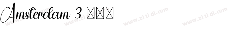 Amsterdam 3字体转换